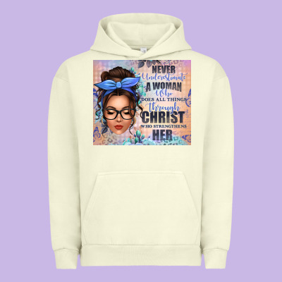 Never Underestimate A Woman Who Does All Things Th Urban Hoodie Designed By Texasbilliewilder