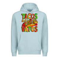 Blue Mist tacos before vatos Premium Hoodie - Zillion Design Studio