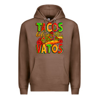 Chestnut tacos before vatos Premium Hoodie - Zillion Design Studio