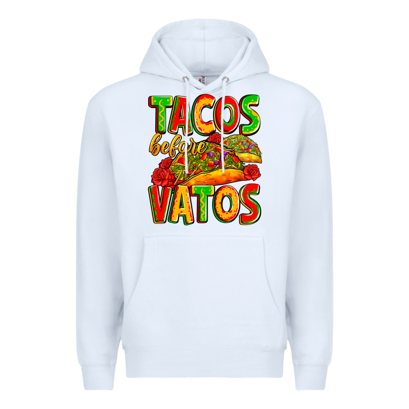 Tacos Before Vatos Premium Hoodie by Zillion Design Studio | Teevron