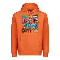 Carrot life begins after coffee Premium Hoodie - Zillion Design Studio