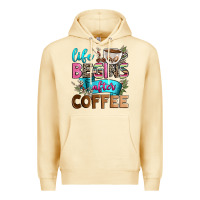 Pina Colada life begins after coffee Premium Hoodie - Zillion Design Studio