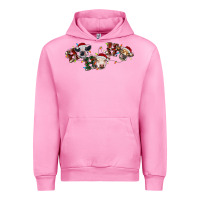 Fuchsia Pink hohoho christmas cows Urban Hoodie - RanaPortraitStore