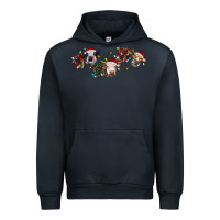 Navy hohoho christmas cows Urban Hoodie - RanaPortraitStore