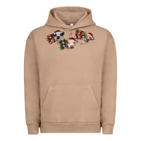 Pigment Burro hohoho christmas cows Urban Hoodie - RanaPortraitStore