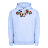 Pigment Grape Ice hohoho christmas cows Urban Hoodie - RanaPortraitStore
