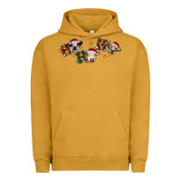 Pigment Peanut Butter hohoho christmas cows Urban Hoodie - RanaPortraitStore