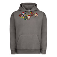 Pigment Tornado hohoho christmas cows Urban Hoodie - RanaPortraitStore