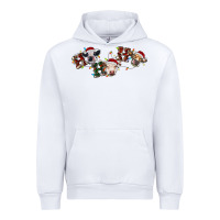 White hohoho christmas cows Urban Hoodie - RanaPortraitStore