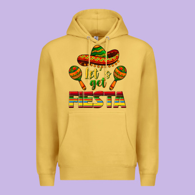 Let's Get Fiesta Premium Hoodie Designed By Texasbilliewilder