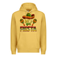 Antique Gold Let's Get Fiesta Premium Hoodie - texasbilliewilder