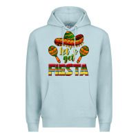 Blue Mist Let's Get Fiesta Premium Hoodie - texasbilliewilder