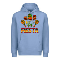 Colony Blue Let's Get Fiesta Premium Hoodie - texasbilliewilder