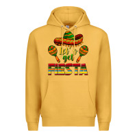 Mustard Let's Get Fiesta Premium Hoodie - texasbilliewilder