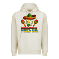 Oatmeal Heather Let's Get Fiesta Premium Hoodie - texasbilliewilder