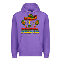 Purple Let's Get Fiesta Premium Hoodie - texasbilliewilder