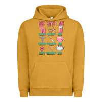 Pigment Peanut Butter god says i am Urban Hoodie - texasbilliewilder