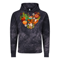 Cloud Black pumpkin and latte with fall Vintage Hoodie - AdoDesignShop