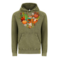 Vintage Olive pumpkin and latte with fall Vintage Hoodie - AdoDesignShop