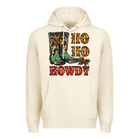 Tofu christmas cowboy boots ho ho howdy Premium Hoodie - RanaPortraitStore