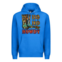 True Royal christmas cowboy boots ho ho howdy Premium Hoodie - RanaPortraitStore