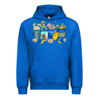 Cobalt down syndrome coffee cups Urban Hoodie - Zillion Design Studio