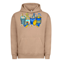 Pigment Burro down syndrome coffee cups Urban Hoodie - Zillion Design Studio