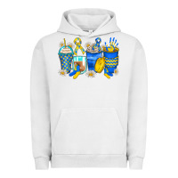 Pigment Lunar Rock down syndrome coffee cups Urban Hoodie - Zillion Design Studio