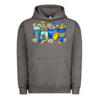 Pigment Tornado down syndrome coffee cups Urban Hoodie - Zillion Design Studio