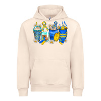 Down Syndrome Coffee Cups Urban Hoodie | Teevron