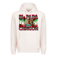 Pale Pink El Papa Mas Chingon Premium Hoodie - texasbilliewilder