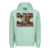 Seafoam El Papa Mas Chingon Premium Hoodie - texasbilliewilder