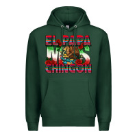 Sports Green El Papa Mas Chingon Premium Hoodie - texasbilliewilder