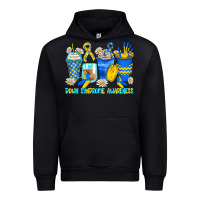 Black down syndrome coffee cups Urban Hoodie - Zillion Design Studio