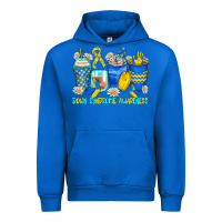 Cobalt down syndrome coffee cups Urban Hoodie - Zillion Design Studio