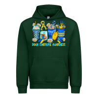 Forest Green down syndrome coffee cups Urban Hoodie - Zillion Design Studio