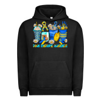 Pigment Black down syndrome coffee cups Urban Hoodie - Zillion Design Studio