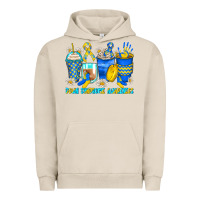 Pigment French Oak down syndrome coffee cups Urban Hoodie - Zillion Design Studio