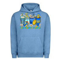 Pigment Pebble Blue down syndrome coffee cups Urban Hoodie - Zillion Design Studio