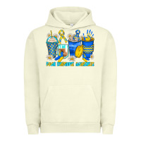 Pigment Pistachio down syndrome coffee cups Urban Hoodie - Zillion Design Studio