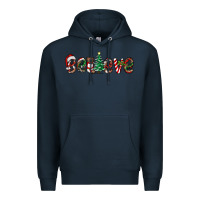 Navy christmas believe Premium Hoodie - RanaPortraitStore