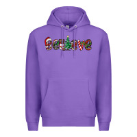 Purple christmas believe Premium Hoodie - RanaPortraitStore