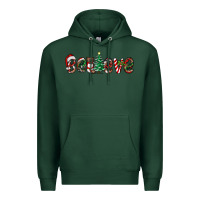 Sports Green christmas believe Premium Hoodie - RanaPortraitStore