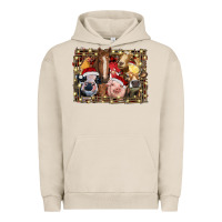 Pigment French Oak christmas farm animals Urban Hoodie - RanaPortraitStore