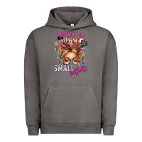 Pigment Tornado minding my own small business blonde messy bun Urban Hoodie - texasbilliewilder