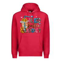 Cardinal iced coffee addict Premium Hoodie - Zillion Design Studio