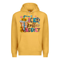 Mustard iced coffee addict Premium Hoodie - Zillion Design Studio