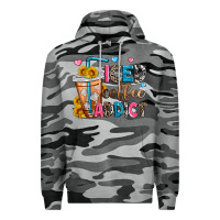 Slate Camo iced coffee addict Premium Hoodie - Zillion Design Studio