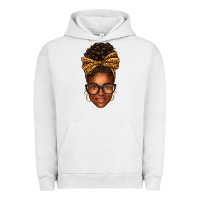 Pigment Lunar Rock afro woman messy bun Urban Hoodie - texasbilliewilder