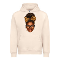 Sandshell afro woman messy bun Urban Hoodie - texasbilliewilder